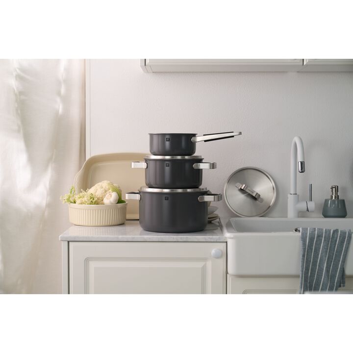 Pure, Cookware set, 6 Piece, 18/10 Stainless Steel, large 4