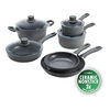 Parma Plus Ceramic, 10-pc, Aluminum, Aluminum Ceramic Nonstick Cookware Set Ceramic Coating, small 1
