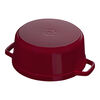 La Cocotte, 5.25 l cast iron round Cocotte, Bordeaux, small 4