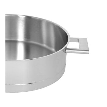 Sığ Tencere &ccedil;ift &ccedil;ıdarlı kapak | 18/10 Paslanmaz &Ccedil;elik | 28 cm | Metalik Gri,,large 2