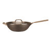 Milano, Wok mit Glasdeckel 30 cm, Aluminium, small 2