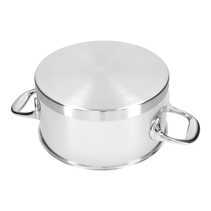 Atlantis 7, 20 cm 18/10 Stainless Steel Stew pot with lid silver, large 2
