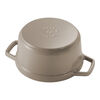 La Cocotte, 16 cm round Cast iron Cocotte sesame, small 5