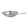 Apollo 7, Wok flacher Boden 32 cm, 18/10 Edelstahl, small 1