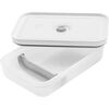 Fresh & Save, Ensemble de bo&icirc;tes-repas sous-vide, L plate / 6-pces, Mati&egrave;re synth&eacute;tique, semi transparent-Gris, small 3