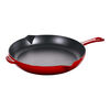 26 cm / 10 inch cast iron Frying pan, cherry,,large