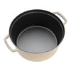 La Cocotte, 6.75 l cast iron round Cocotte, sesame - Visual Imperfections, small 8