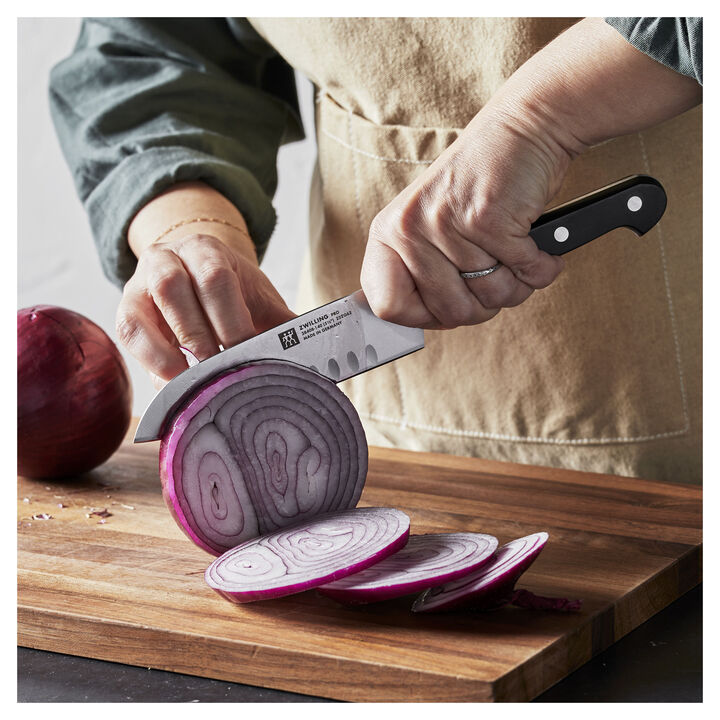 Pro, 5.5-inch, Hollow Edge Santoku Knife, large 3