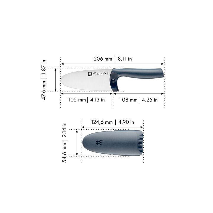 Twinny, 4.25 inch, Chef's Knife, large 4
