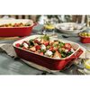 Ceramique, 34 x 24 cm rectangular ceramic Oven dish cherry, small 5
