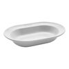 Dining Line, 25 cm ceramic oval serving dish, white, small 1