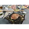 Grill Pans, Grelha com duas pegas com bico para servir 24 cm, Ferro fundido, Preto, small 3