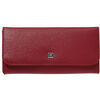 CLASSIC, 5-pcs Calf leather Snap fastener case red, small 2