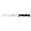 TWIN Chef 2, Knivblok med 4 Knive, 5-dele/ 10/16/20 cm, Brun, Glatslebet/ Bambus, small 5