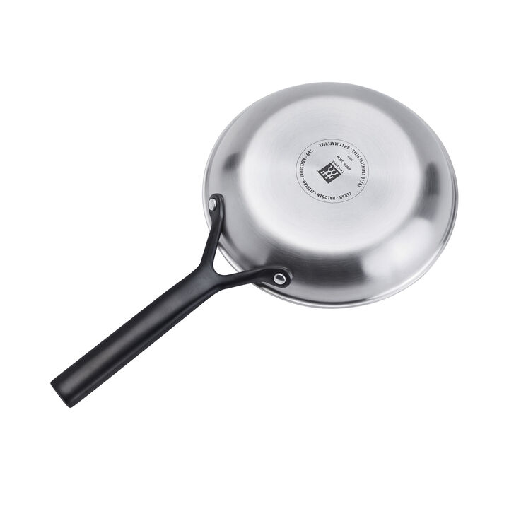 Milano Stainless Steel, 8-inch, Frying Pan, Gun Metal, large 4