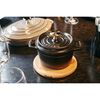 Specialities, 16 cm round Beech Trivet magnetic brown, small 2