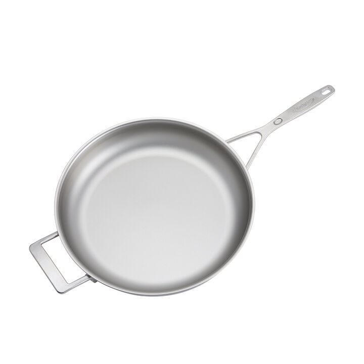 Industry 5 Nanotouch, 12.5-inch, 18/10 Stainless Steel, Frying Pan, large 2