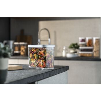 CUBE Saklama Kabı 2M / 21 cm, şeffaf-beyaz,,large 7