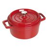 La Cocotte, Cocotte rotonda - 18 cm, ciliegia, small 1