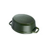 La Cocotte, Cocotte 29 cm, Ovale, Basilic, Fonte, small 4