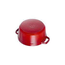 26 cm round Cast iron Cocotte cherry