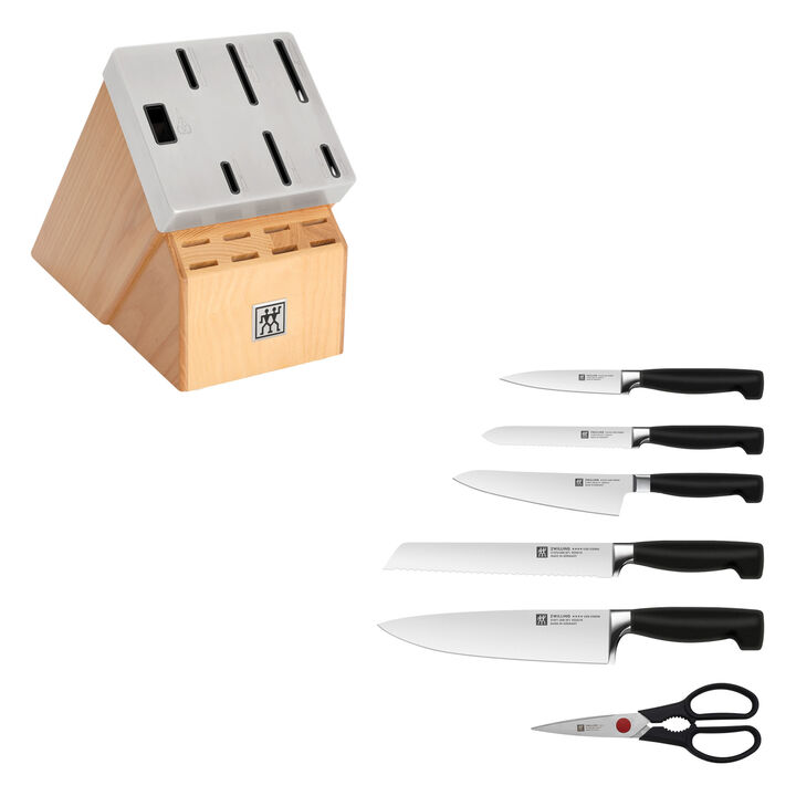Four Star, 7-pc, Knife block set, Natural, large 4