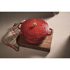 La Cocotte, 4.8 l cast iron round Year of the Horse French Oven, cherry, small 6