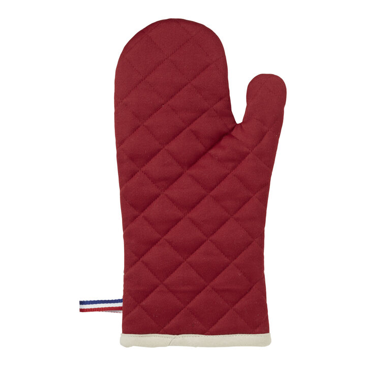 French Line, Oven Glove Set 2-pcs, cherry, large 2