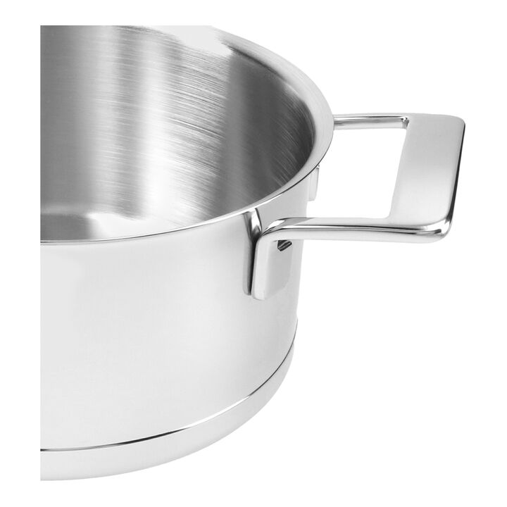 Silver 7, Casserole avec couvercle à double parois 20 cm / 3 l, large 4