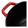La Cocotte, 4.8 l cast iron round Year of the Horse French Oven, cherry, small 11