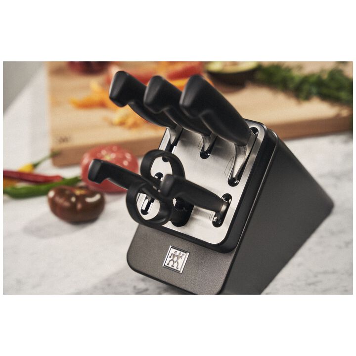 FOUR STAR, 7 Piece, Knife block set, anthracite, large 2