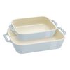 Ceramique, Set di pirofile rettangolare - 2-pz., Azzurro, small 1