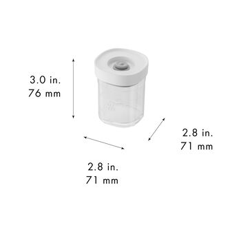CUBE Set, XS / 3-par&ccedil;a, şeffaf-beyaz,,large 2