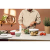 Fresh & Save Bowls, Starter set sottovuoto, 15-pz. / S/M/L, ciliegia / bianco, Ceramica / Vetro, small 8