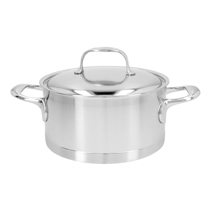 Atlantis 7, 20 cm 18/10 Stainless Steel Stew pot with lid silver, large 1
