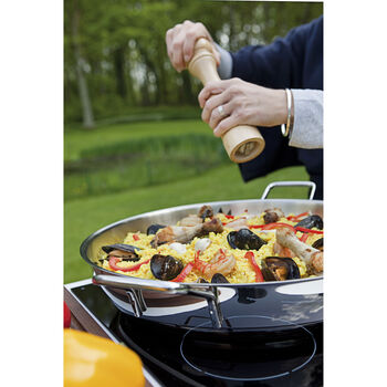 Paella Tavası Kapaksız | 18/10 Paslanmaz &Ccedil;elik | 46 cm,,large 3