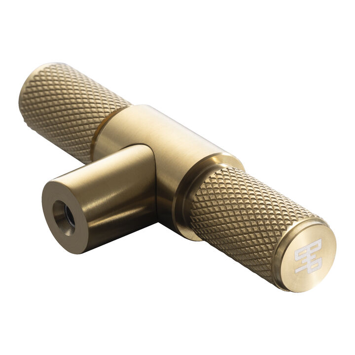 Buster + Punch, 8 cm stainless steel PVD coated Knob Buster Punch T-Bar, large 2