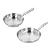 Bistro 3, Koekenpannenset RVS, 20 en 24 cm, small 1