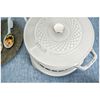 La Cocotte, Cocotte twister 20 cm, Rond(e), Truffe blanche, Fonte, small 8