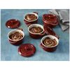 Ceramique, 10 cm round ceramic Mini Cocotte ancient-copper, small 7