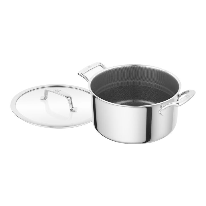 Peak, 24 cm 18/10 Stainless Steel Stock pot silver, large 3