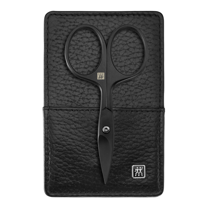 PREMIUM, 3-pcs Leather Pocket case black, large 1