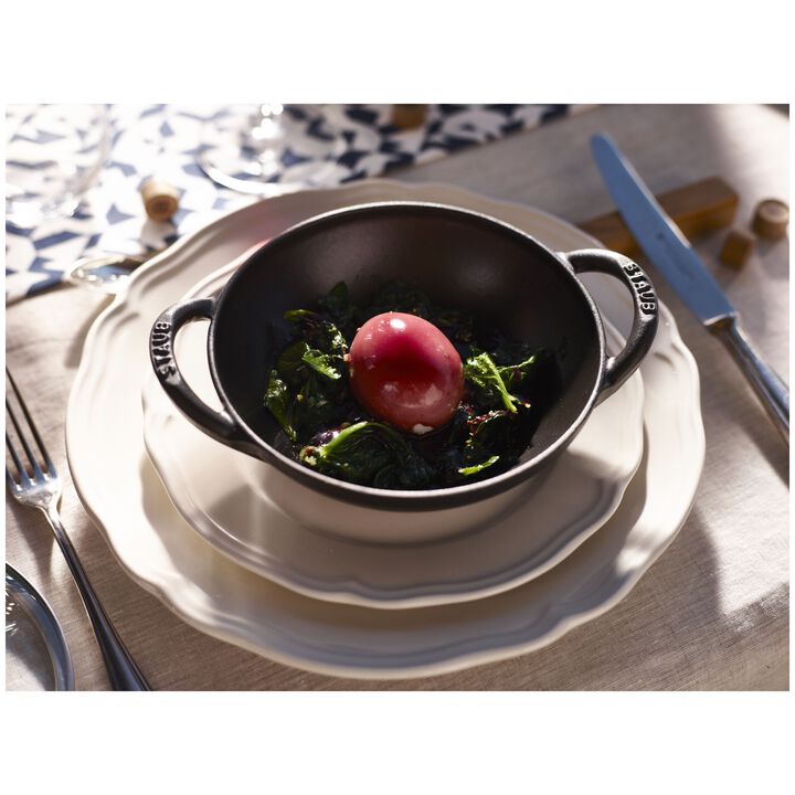 Specialities, 16 cm / 6.5 inch cast iron Mini Wok, black, large 2