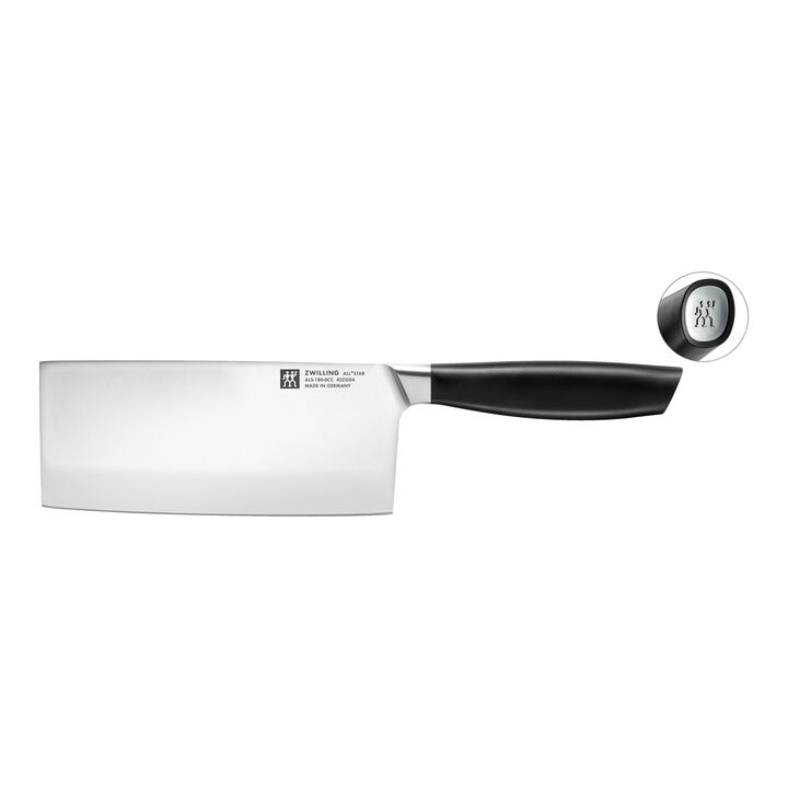 All * Star, 7 inch Chinese chef's knife, silver, large 1