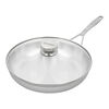 Industry 5, 11-inch, 18/10 Stainless Steel, Frying Pan With Glass Lid, small 1