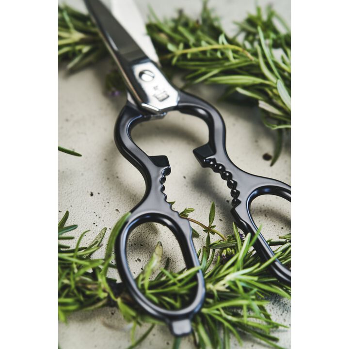 Küchenhilfe, Vielzweckschere, schwarz 20 cm, Edelstahl, large 3