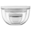 Fresh & Save BOWLS, Vacuum bowl set S/M/L / 3-pc, glass, Transparent-White, small 6