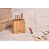 Four Star, 6-pc, Kotibe Wood Handle Knife Block Set, Brown, small 2
