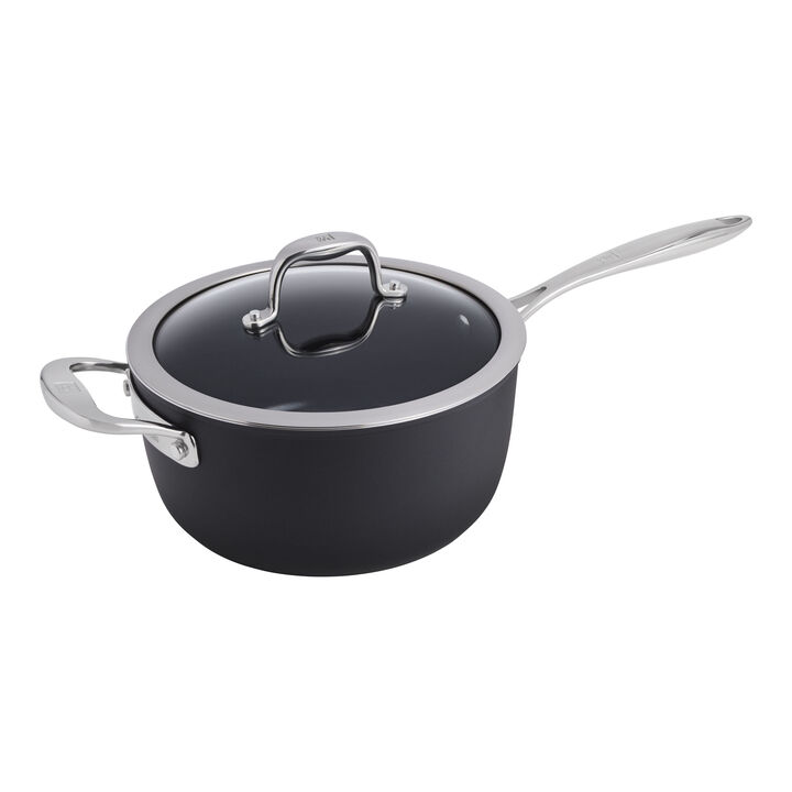 Forte Plus, Sauce pan with lid, aluminum, Ceramic Titanium, large 1
