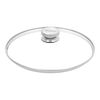 Apollo 7, 24 cm, Serveringspanna med glaslock, Silver, small 6